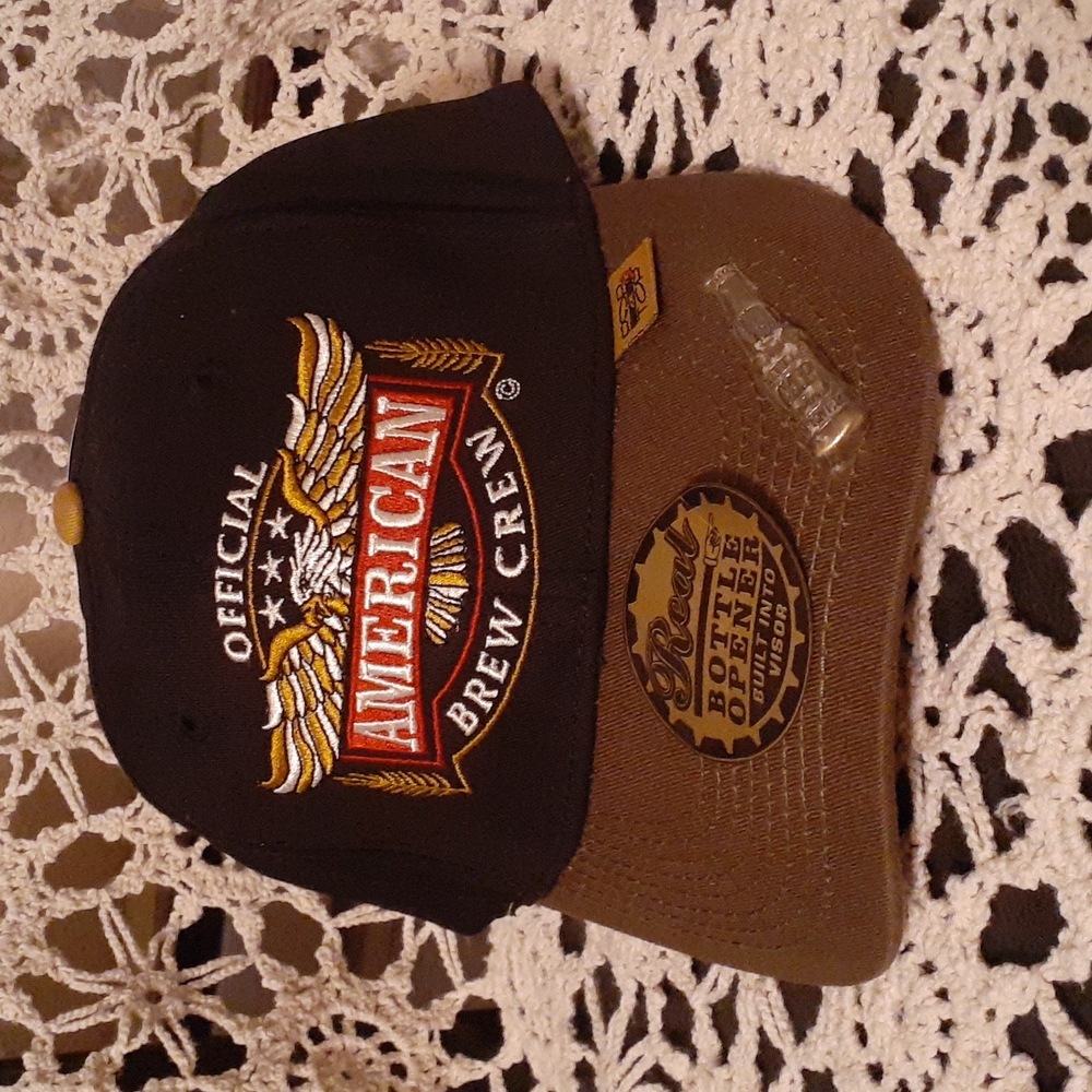 Bottle Cap opener Official American Brew Crew baseball cap hook and loop SPOT